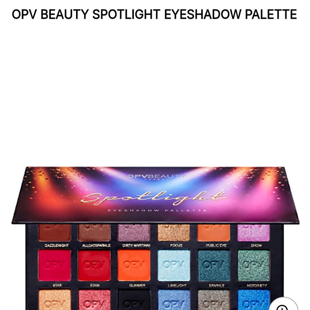 Spotlight Eyeshadow palette OPV beauty